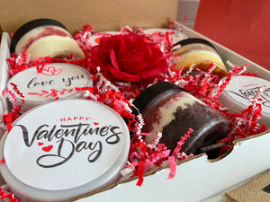 Valentine's Themed Cake Jar Bundle (8ct)